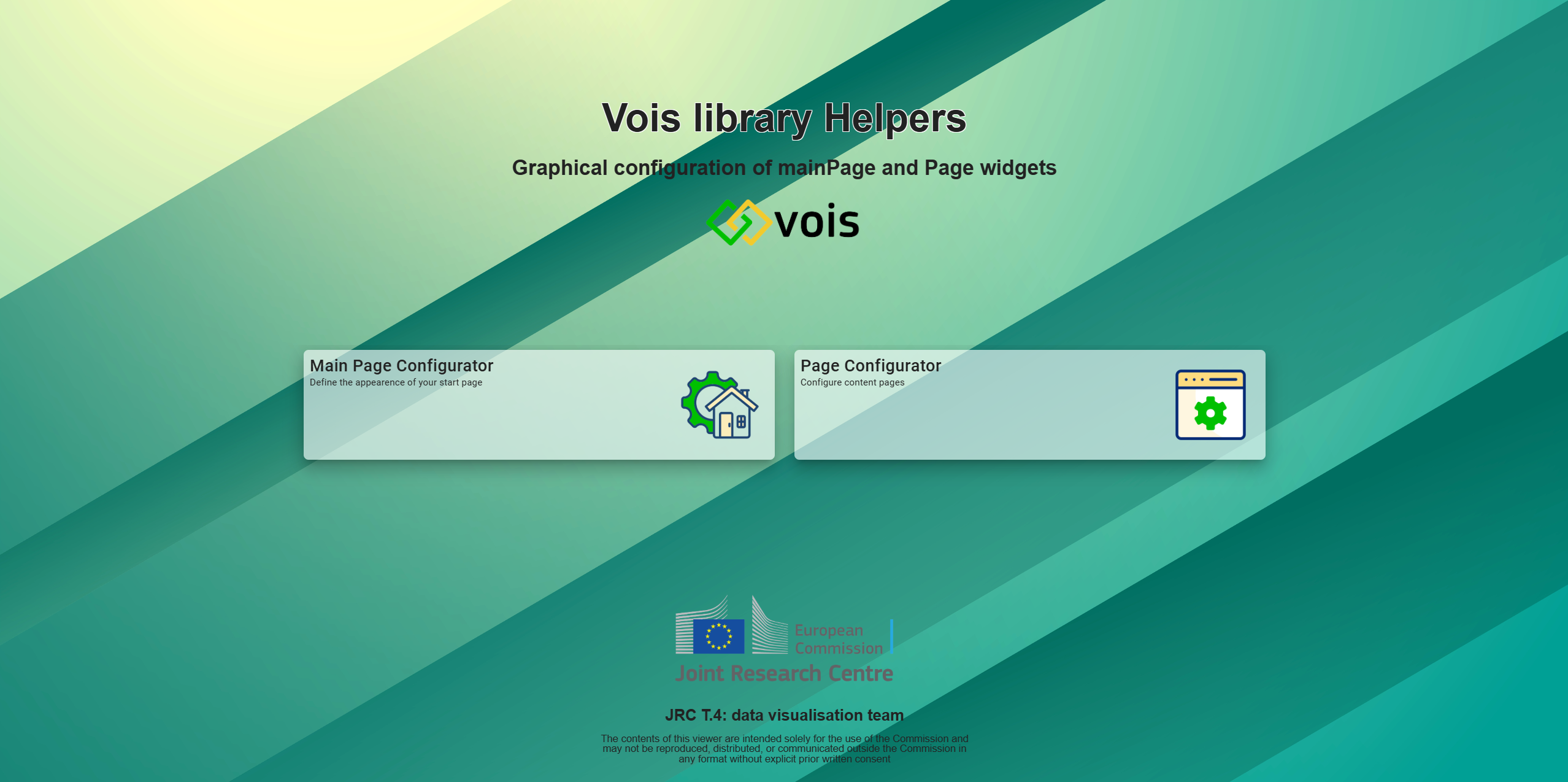 Meta-dashboards main page